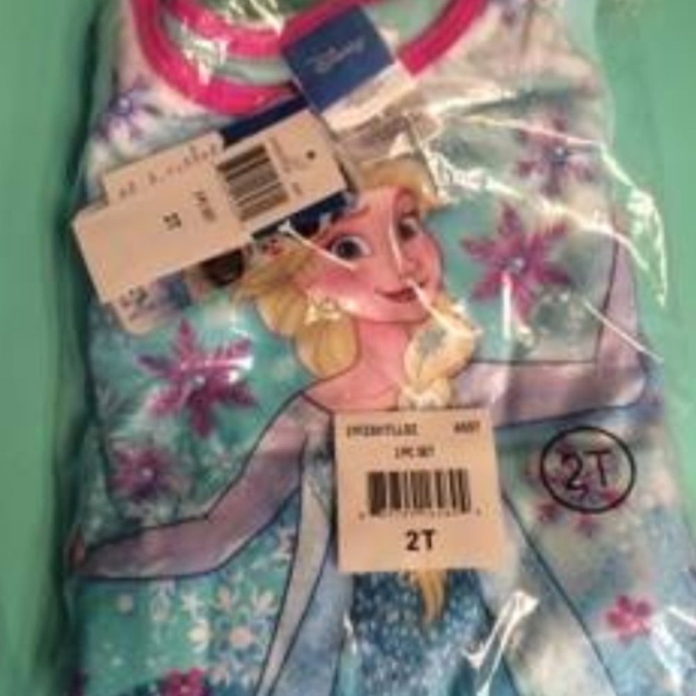 Disney Frozen Elsa Pajamas 2T - Picture 3 of 3